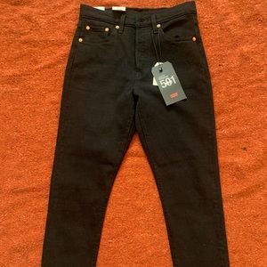 NWT 25 LEVIS 501 HIGH WAISTED JEANS